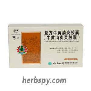 Fufang Niuhuang Xiaoyan Jiaonang for pneumonia or upper respiratory tract infection
